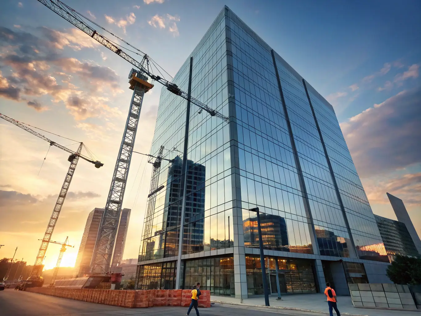 A detailed architectural rendering of a modern building showcasing structural elements, emphasizing the precision and innovation in structural engineering design.